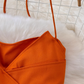 Summer sling holiday style gradient orange tie-dyed skirt knot design niche long skirt two-piece set R0321