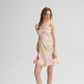 Ruffled suspender dress holiday short skirt French fairy short skirt R2699