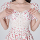 High waist floral dress for women summer waist slimming lace skirt new style petite short skirt R4455