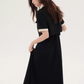 Formal dress shirt dress design niche high-end waist long skirt R2379