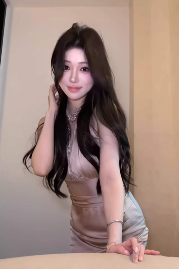 French diamond sleeveless dress 2025 hot girl waist hip skirt R1083