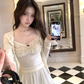 Short small camisole women's A-line skirt summer two-piece suit R4830