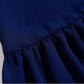 2025 Summer New Blue Beach Temperament Seaside Vacation Long Suspender Dress R0960
