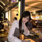 High-grade stitching contrast color long-sleeved shirt dress 2025 waist A-line short skirt R1015