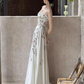 French flower embroidered sling dress 2025 high-end heavy waist dress R1171
