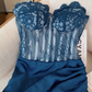 Pure desire style sexy lace tube top dress for women with slim waist and pleated short hip skirt R3992