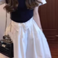 Pure outfit suit white shirt vest skirt short outfit a complete set 2025 new style R0830