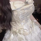 Beautiful suit for petite waisted camisole top cake skirt two-piece suit R0786