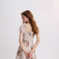 Rose Garden French Floral Short Dress R2709