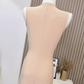 Relaxed dress sleeveless elastic light skin breathable fabric long dress R0295