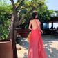 Women's ruffled halter neck dress gentle temperament atmosphere small skirt R0814