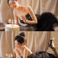 Birthday party small dress skirt high-end niche temperament sequin tube top dress two-piece suit R1783