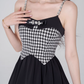 Pure desire little fragrance style suspender dress black sweet princess dress R4143