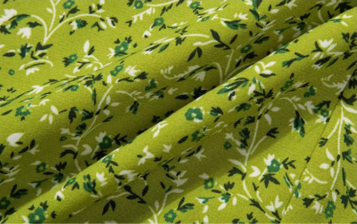 French holiday style short green 2025 new suspender dress R2647