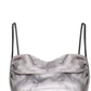 Floral halter backless dress 2025 new tea break new Chinese style ink painting long skirt R0130