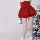 Pure desire lace splicing top 2025 large size high waist puffy skirt New Year suit R1419