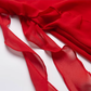 2025 summer new red irregular sexy ruffled seaside holiday dress R0980