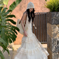 Atmosphere outfit suit holiday beautiful small sling hollow vest skirt a complete set R1746