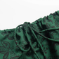 2025 Summer New Retro Sexy Floral Green A-line Short Suspender Dress R0934