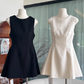 Thin material suit short skirt temperament slim waist women's dress R2096