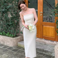 French sexy dress 2025 slim temperament medium and long inner wear high-end skirt R1466