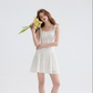 French floral suspender skirt pastoral style dress short skirt holiday style skirt R2800