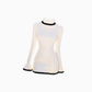 Gold knitted contrasting dress 2025 pure desire high collar waist hip skirt R1120