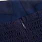 2025 Summer New French Retro Blue Waist Cross Pleated Suspender Dress R0971