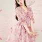High-quality texture of the skirt, fairy-like ruffled dress with whitening effect R4985
