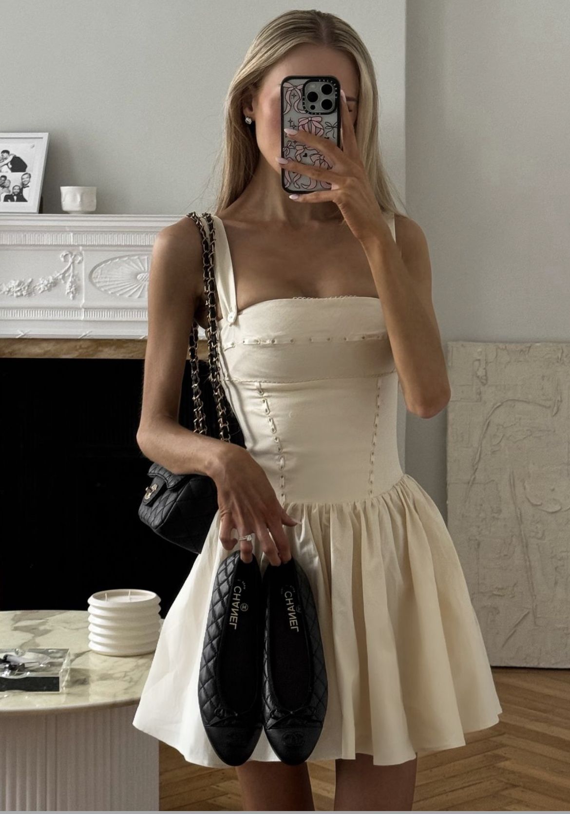 White suspenders waist slim short skirt homecoming dress R3881