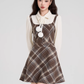 Cape shawl outer dress suit new style small school style outfit a complete set R2373