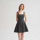French Retro Floral Sling Dress Sleeveless Short Skirt R2802