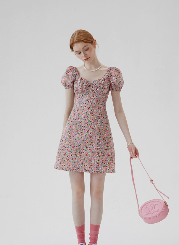 French dress skirt summer short floral skirt petite short skirt female summer 2025 new R3461