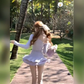 Pure desire style slant collar off-shoulder top 2025 hot girl a-line skirt suit R1343