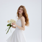 Mermaid Dream White Dress French Suspender Skirt Holiday Wear Short Skirt Skirt Women Summer R3427
