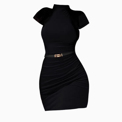 Sexy hot girl T-shirt dress 2025 spring and summer sweet and spicy style design hip skirt R1099