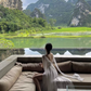 White beach dress fairy long skirt elegant super fairy seaside vacation R1563