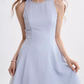 French dress short skirt summer sleeveless short skirt vest skirt holiday wear R3495