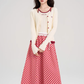 Gentle style knitted cardigan top skirt new style age-reducing outfit R2397
