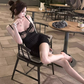 Sexy hot girl lace see-through suspender dress 2025 large size pure desire hip skirt R1380