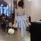 Sweet outfit French Disney trailing princess dress fluffy fairy dress small dress high-end R1646