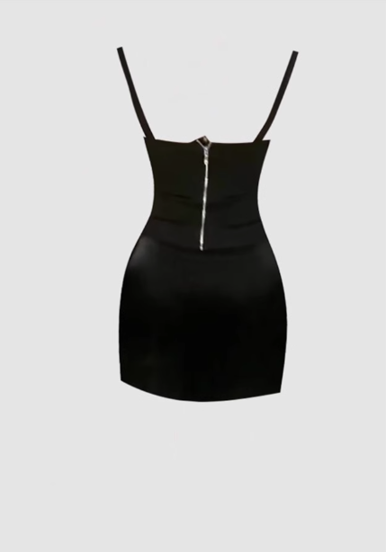 Sexy hot girl lace cross suspender top 2025 large size pure desire hip skirt suit R1376