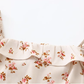 French holiday style small flying sleeves 2025 new dress with floral print R2603