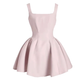 Slightly plump French gentle style suspender dress for women summer waist slimming A-line skirt R3133