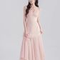 Gentle suspender chiffon dress women's summer new high waist medium length fishtail skirt R4460