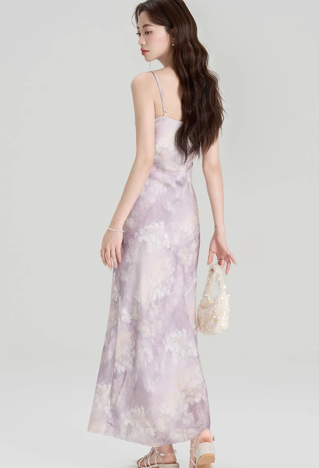 New summer French holiday style swing collar suspender dress plus cardigan shawl complete set R2404