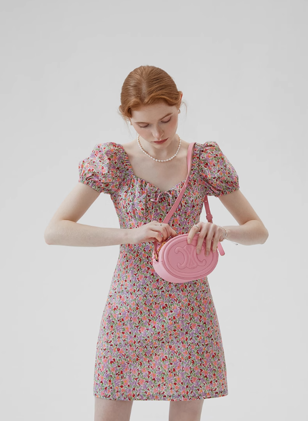 French dress short floral dress summer 2025 new R2801