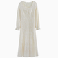 French style gentle high-grade lace white inner dress bottoming skirt R1921