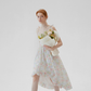 French tea break flower dress holiday floral dress suspender bud dress female summer new style R3488