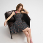 French Retro Floral Sling Dress Sleeveless Short Skirt R2704